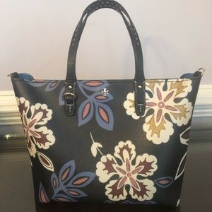 TORY BURCH Hopewell Kerrington Floral Tote Bag